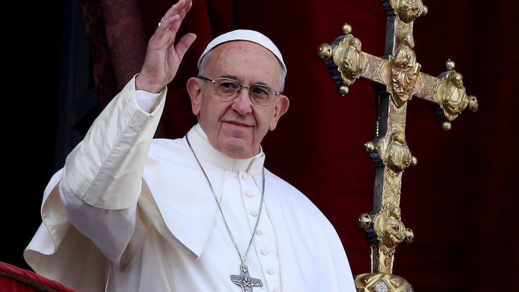 Pope Francis has said he is willing to consider ordaining older married men as priests in isolated communities. File photograph: Alessandro Bianchi/Reuters