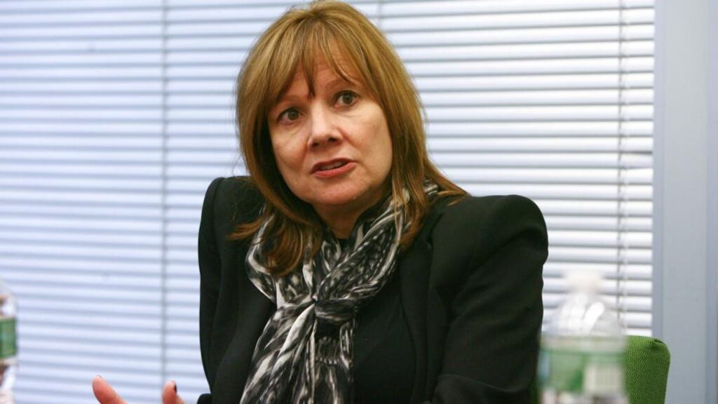 Everyone has commented on how smart the new leader of General Motors, Mary Barra, is and admired her delightful plain talk in saying “no more crappy cars”. But no one has yet praised her hair. Photograph: Earl Wilson/The New York Times