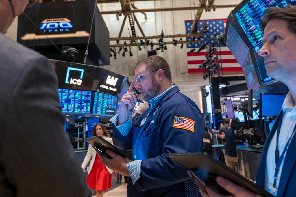 While the S&P 500 is up 19 per cent this year, the average stock is up less than 5 per cent. Photograph: Spencer Platt/Getty