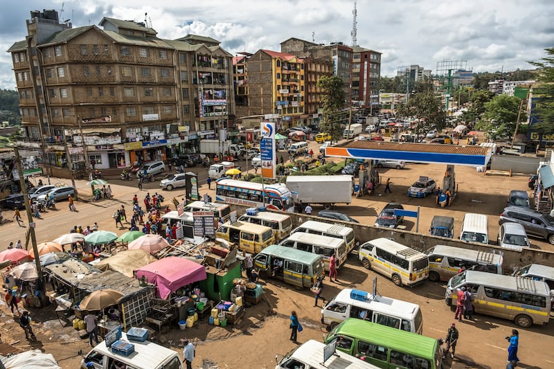 Kiambu County, near Nairobi, the capital of Kenya, where inflation has risen to 8 per cent as fuel, transport and food prices grow. Photograph: Brian Otieno/The New York Times