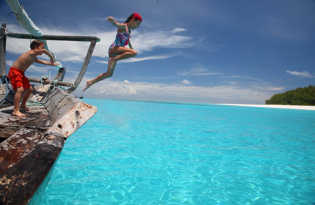 Turquoise waters, sunshine and a leap of faith on the spice island of Zanzibar
