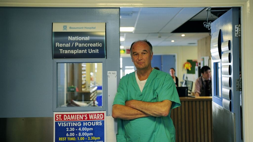Dr David Hickey: No pancreas transplants have been carried out this year, since he retired  from Beaumont Hospital at the end of 2014. Photograph: Aidan Crawley