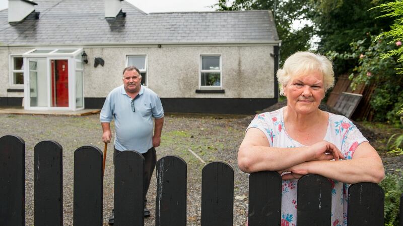 Fearing the worst: Imelda and Liam Joyce, at their home in Clonbonny, Athlone, Co Westmeath. Photograph: Dara Mac Dónaill / The Irish Times