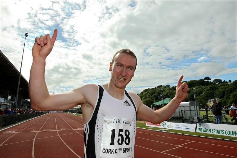 Paul Hession: the 10.18 record he set for the 100m in 2007 lasted for 15 years. Photograph: Morgan Treacy/Inpho