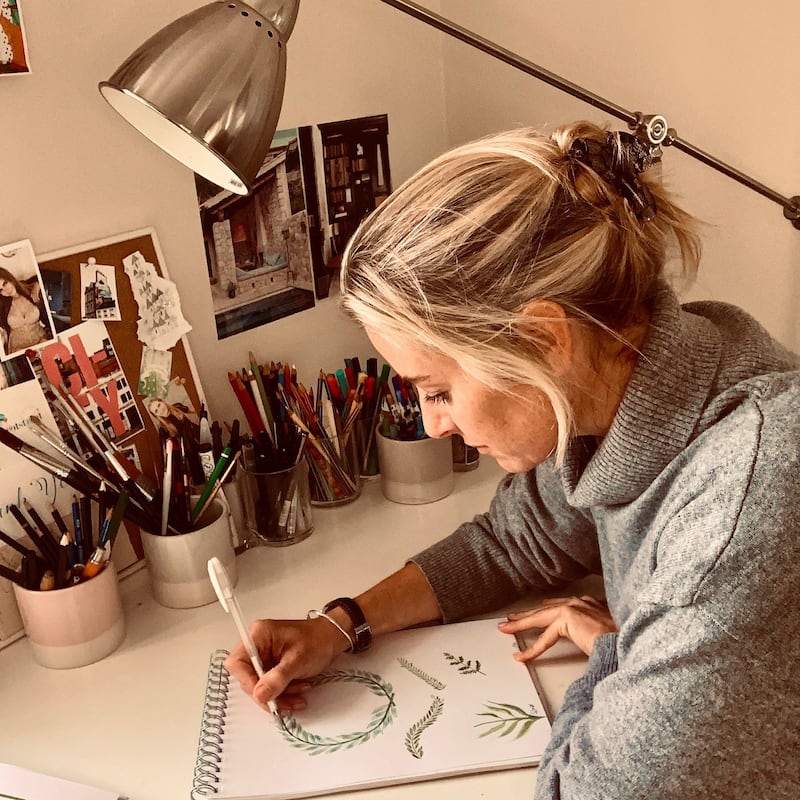 Aoibhne Hogan has found the time to dedicate to her own artwork