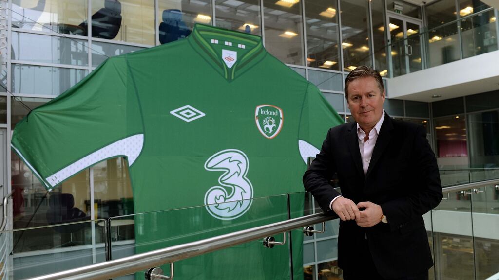 Three Ireland chief executive Robert Finnegan. Three reported a 51 per cent increase in data traffic since this time last year. Photograph: David Sleator