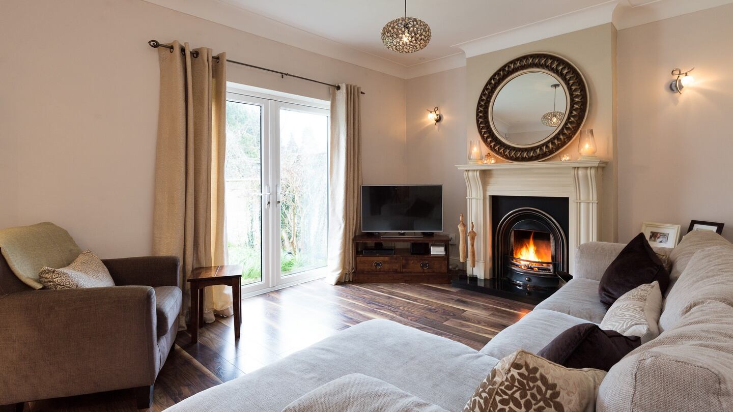 One of two reception rooms