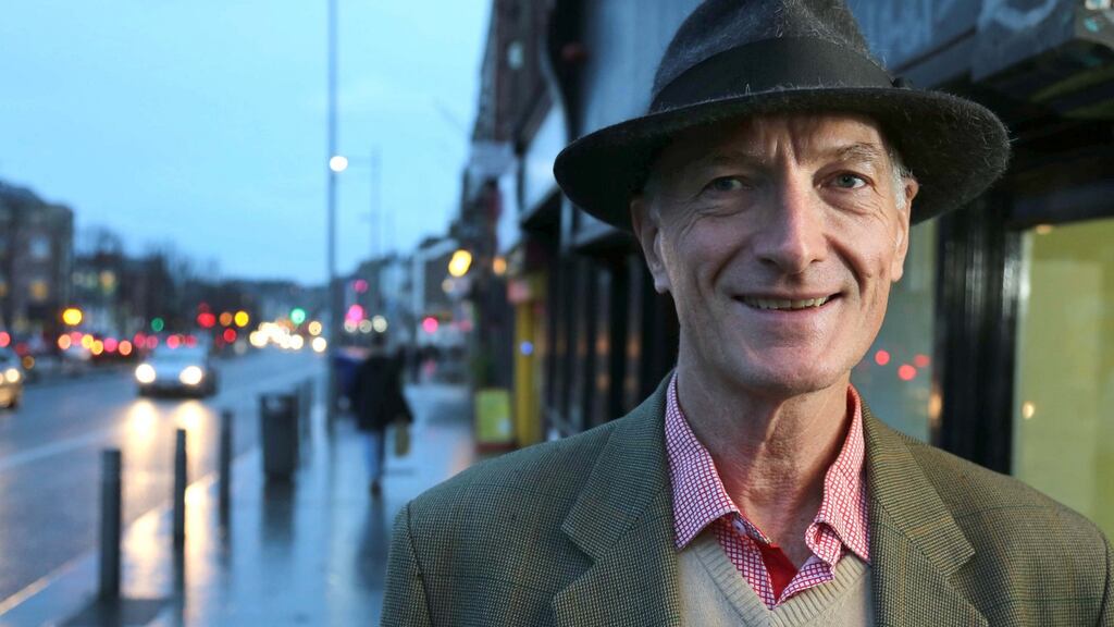 Justice Edwin Cameron, of the South African Constitutional Court, visiting the FLAC head office in Dublin. Photograph: Derek Speirs.