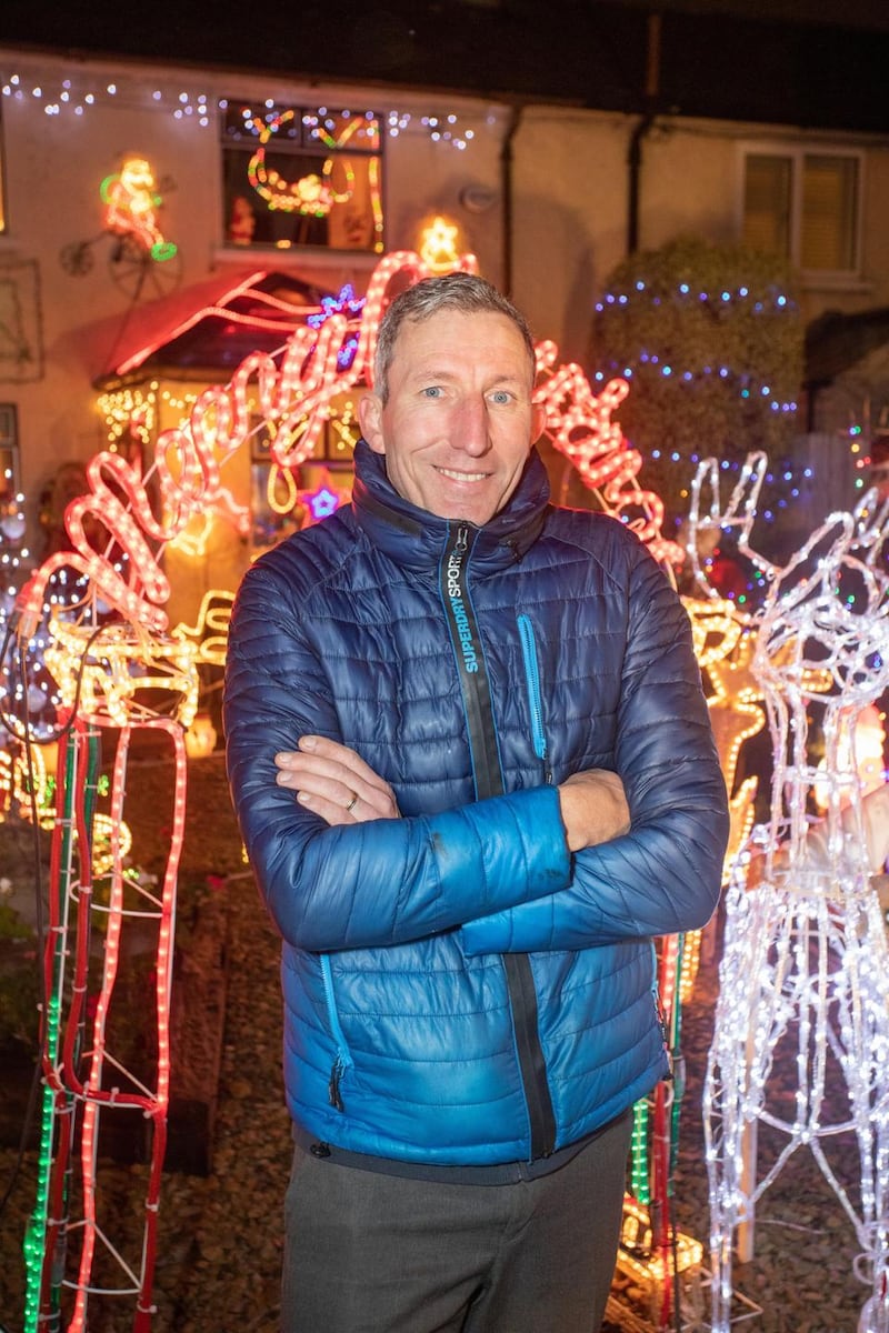 Liam Tilly junior outside his dad’s house in Sandymount, Dublin. Photograph: Bryan James Brophy