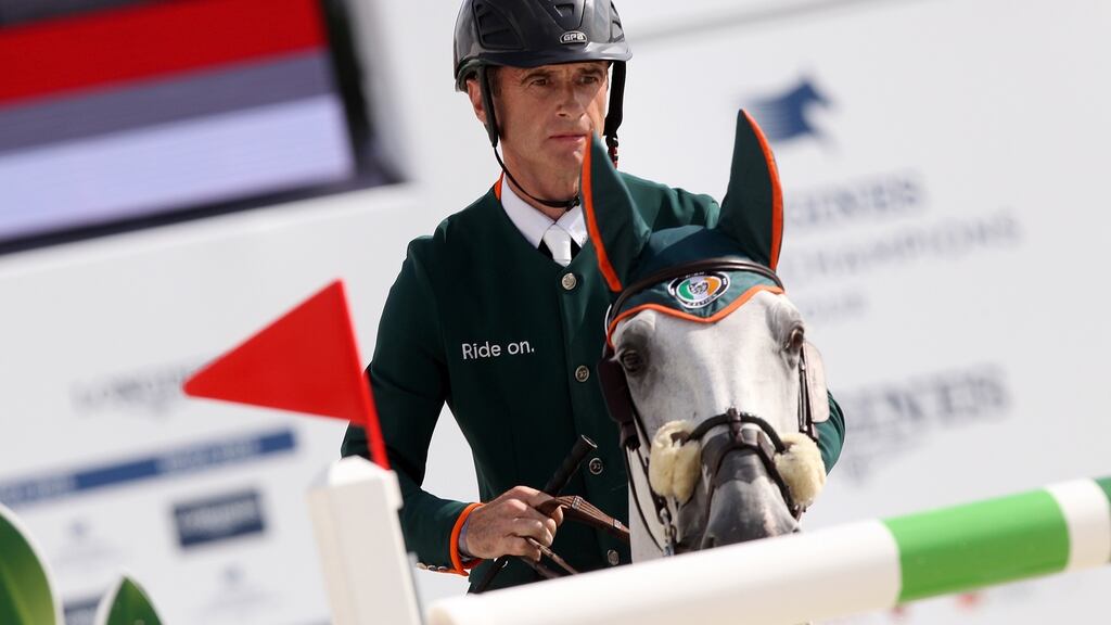 Denis Lynch finishes second in Switzerland. Photograph: Giuseppe Fama/Inpho
