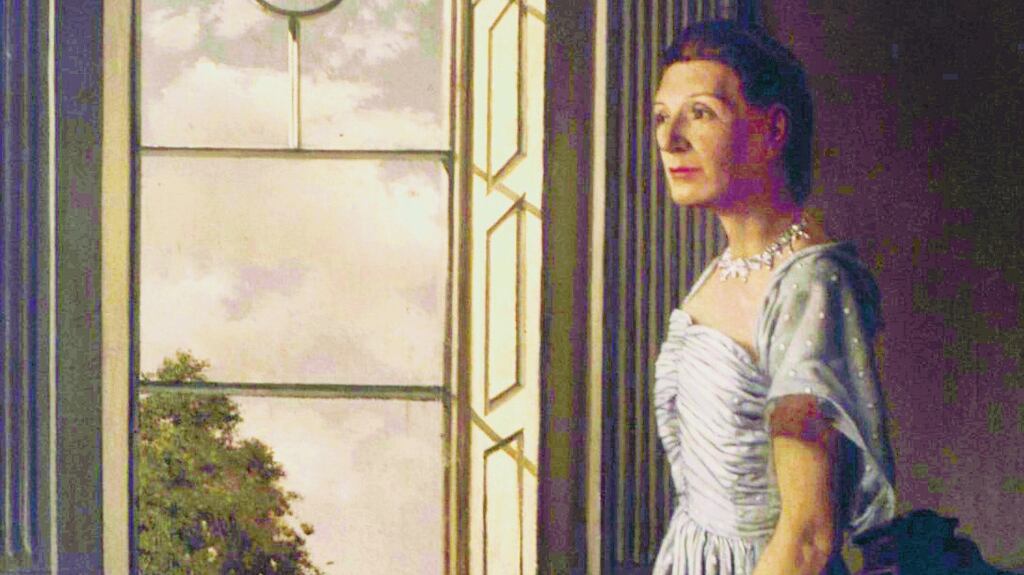 Patrick Hennessy RHA (1915-1980) Portrait of Elizabeth Bowen at Bowenscourtc.1955, oil on canvas, 91 x 71 cm