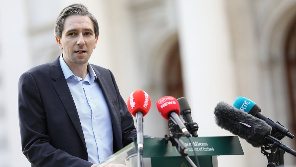 Minister for Further and Higher Education Simon Harris announced the addtional restrictions on third level colleges on Friday. Photograph: PA