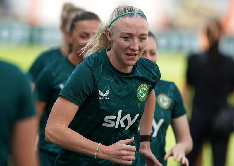 Ireland defender Louise Quinn. Photograph: Brian Lawless/PA Wire