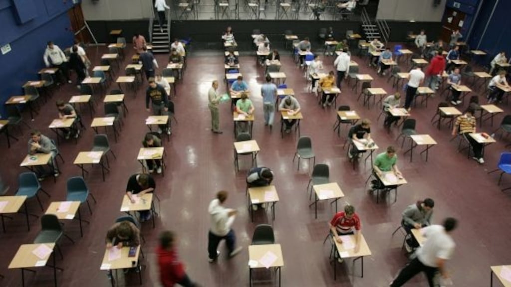 Teachers’ unions expressed concern about what safety measures would be in place for social distancing if the exams went ahead. File image: Frank Miller/The Irish Times