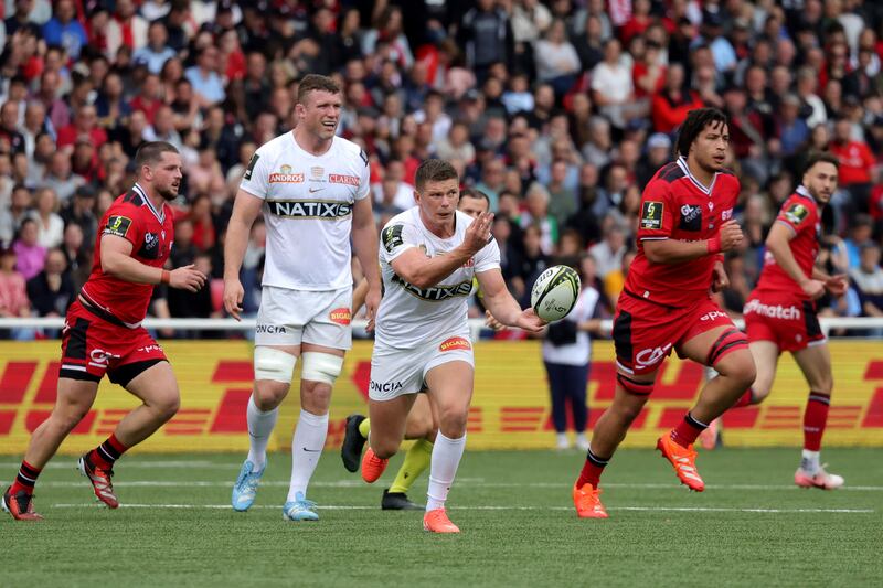 Owen Farrell is still in the reckoning for the Lions Tour despite not having played international rugby since the World Cup and having had an undistinguished first season with Racing 92. Photograph: Manuel Blondeau/Inpho
