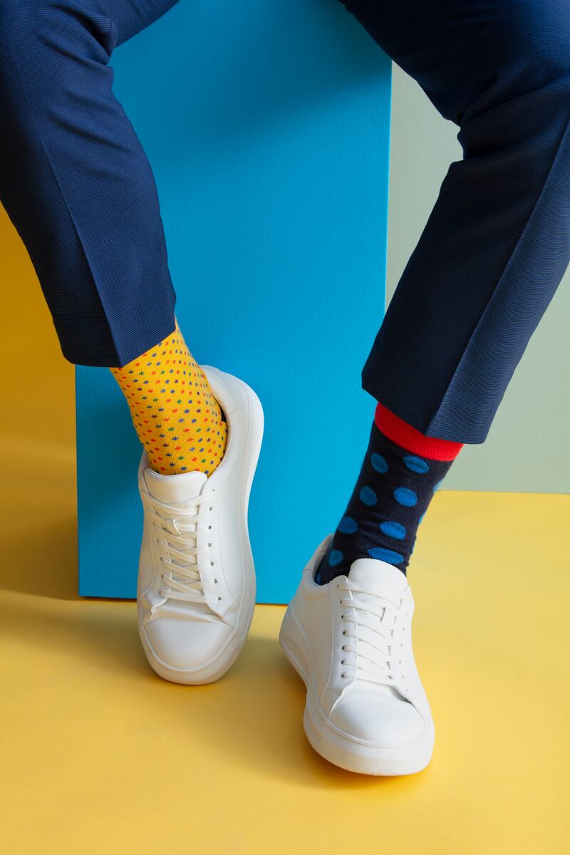 Yellow star and polka dot socks, €9.99 from SicSock