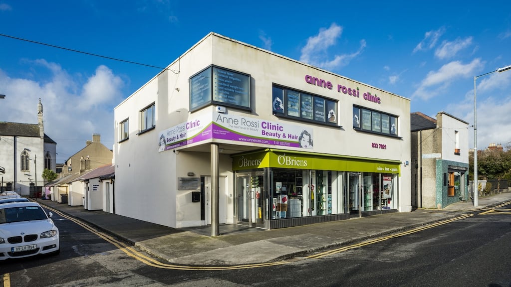 The retail premises on Vernon Avenue in Clontarf, Dublin 3 has unexpired leases from tenants O’Briens off-licence and Anne Rossi Beauty Salon.