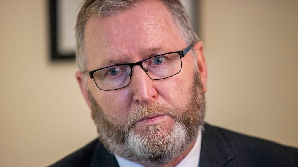 Doug Beattie: In a statement, now pinned to his twitter feed, Beattie acknowledged and apologised for misogyny, said he was ashamed and embarrassed, and vowed to do better. Photograph: Liam McBurney/PA