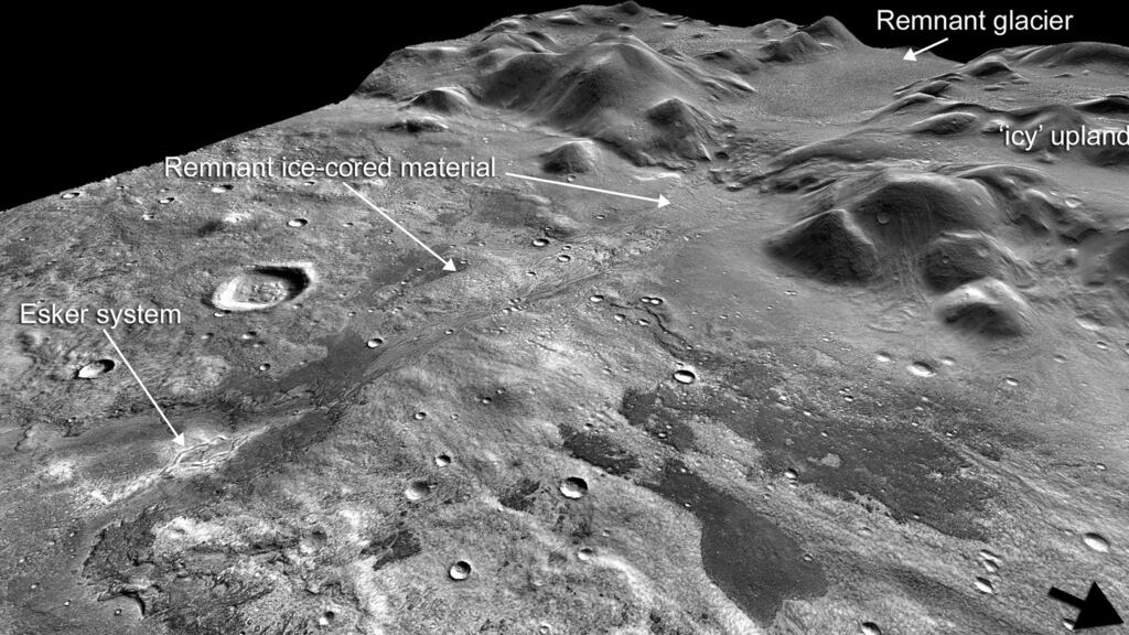 An Irish scientist examining photographs from the Mars Reconnaissance Orbiter has found further evidence of water flowing on the surface of Mars increasing the chances of life existing on the Red Planet.