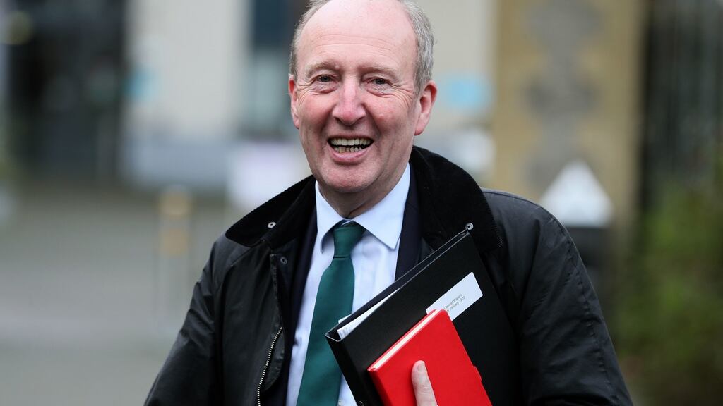 ‘Undoubtedly there is a big question to be asked about the council and the control they have,” Minister for Sport Shane ross said, adding that the clearout of the FAI board ‘is a great first step’. Photograph: Brian Lawless/PA Wire