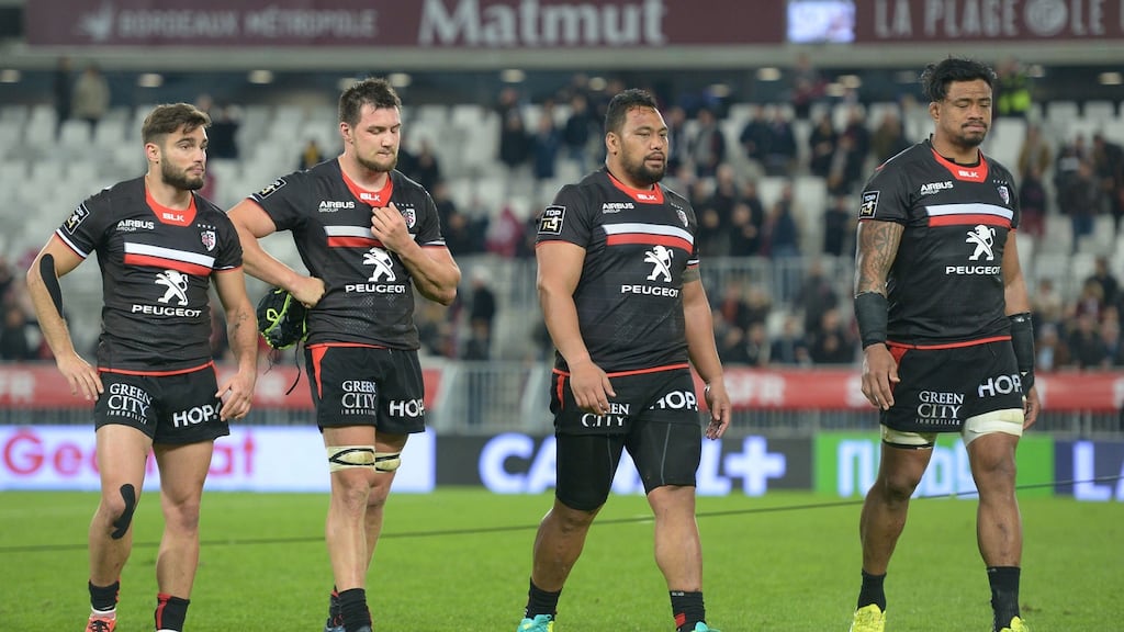 Toulouse have struggled to recapture former glories and are currently outside the top six for qualification for next season’s Champions Cup. Photograph: Nicolas Tucat/AFP/Getty Images