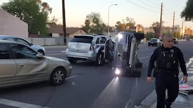 Uber suspends tests on self-driving cars after crash in Arizona