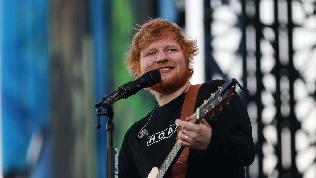 Ed Sheeran concert in the Phoenix Park, Dublin on May 16th. Photograph: Nick Bradshaw