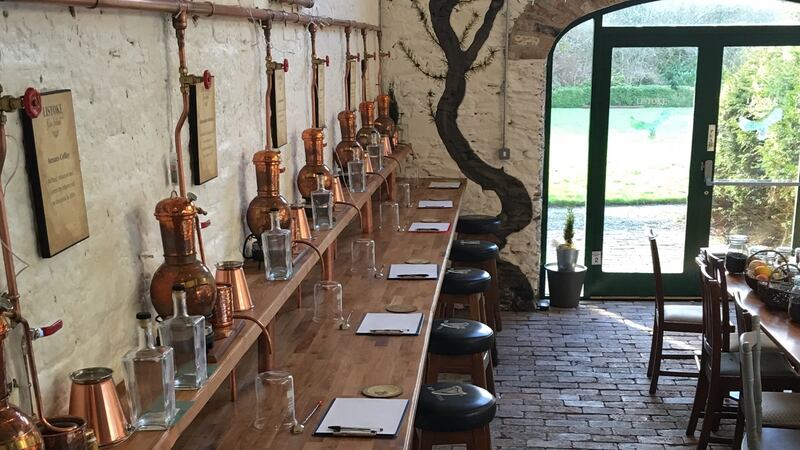 The Gin School at Listoke Distillery in Co Louth: classes last for three hours, cost €95, and can be booked online.