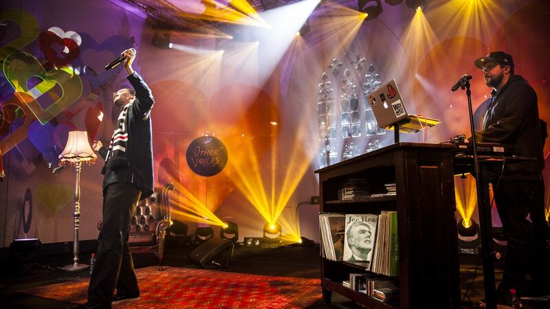 Loyle Carner during his Saturday evening performance at eir Other Voices 2017