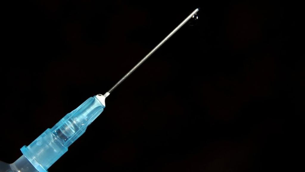 Garda John O’Donovan saw Donna Hutch at the Custom House in Dublin and, as he approached her, he could see she had a syringe needle clenched in her hand. Hutch struck out with her right hand and tried to stab him, Dublin Circuit Criminal Court had heard. File photograph: Andrew Matthews/PA Wire