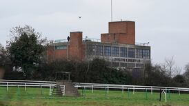 Drone spotted flying during racing at Leicester