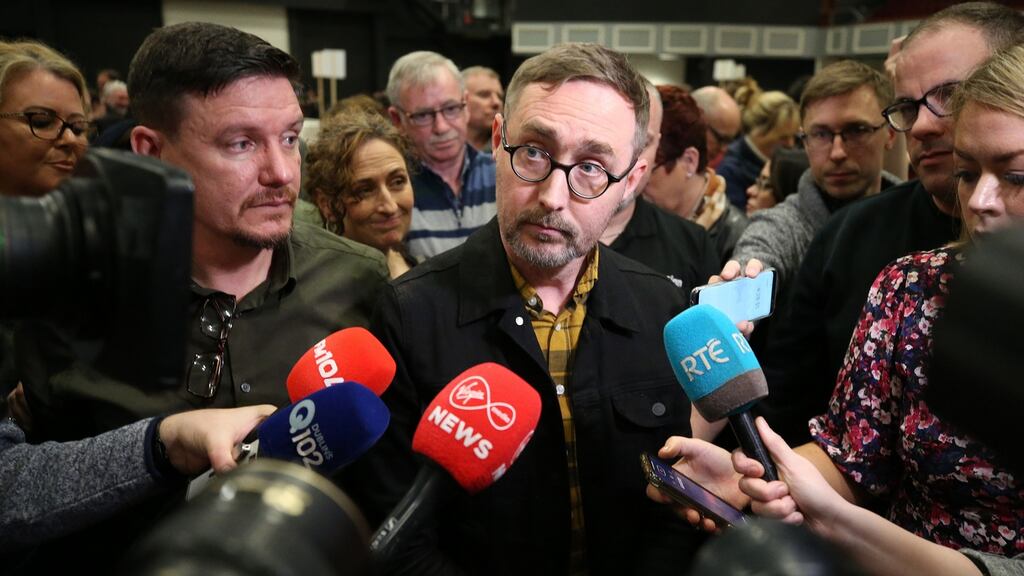 Sinn Féin TD Eoin Ó Broin: “It did not matter if it was a council estate or a settled residential area.  Housing was, if not the major issue, one of the top two major issues in the campaign.” Photograph: Nick Bradshaw