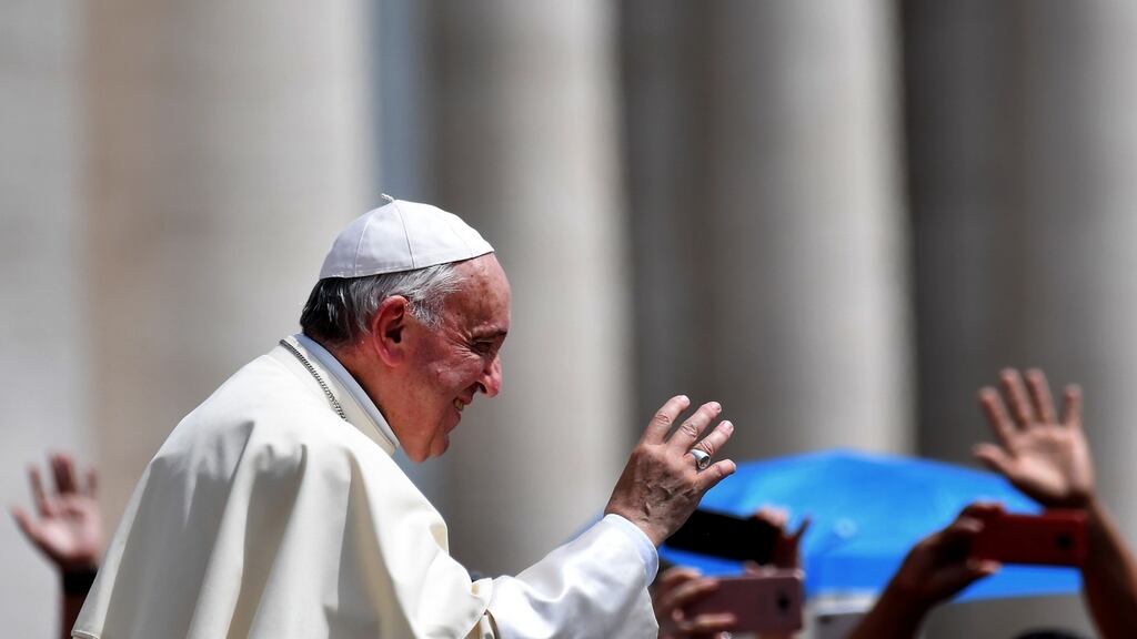 Pope Francis will attend the Festival of Families in Croke Park on the evening of Saturday August 25th. Photograph: Tiziana Fabi/AFP
