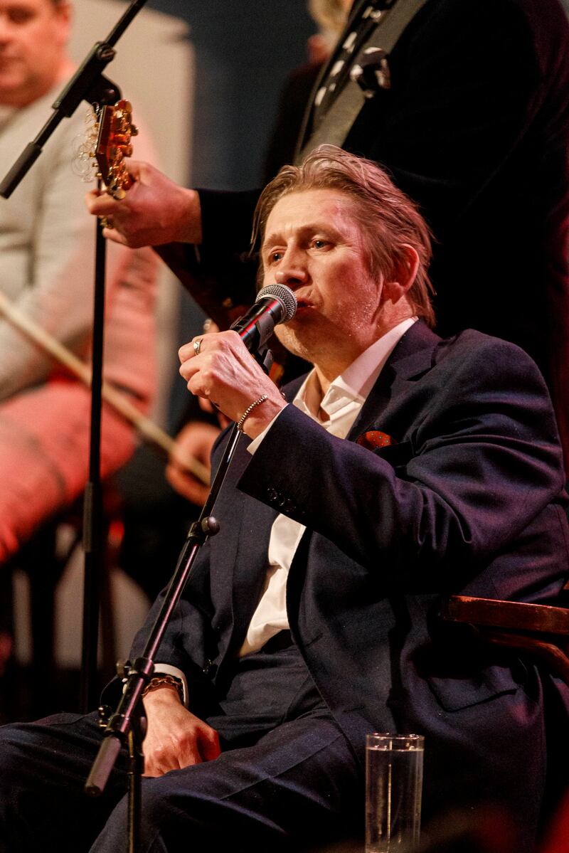 Shane MacGowan on The Late Late Show's Fairytale of New York special. Photograph: Andres Poveda