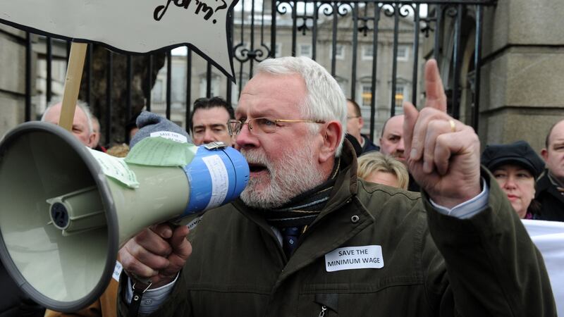Sinn Féin TD Martin Ferris. In a letter from Mr   Ferris and Dessie Ellis, they allege Alan Farrell defamed the two of them by associating them with the murder of Brian Stack. Photograph: Alan Betson