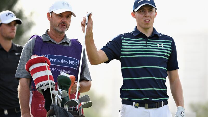 Leader Matt Fitzpatrick now has Billy Foster on his bag. Photo: Ross Kinnaird/Getty Images