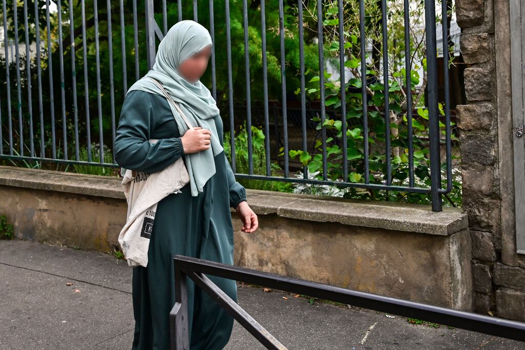 The French government has banned children from wearing the abaya in schools. Photograph: Miguel Medina/Getty