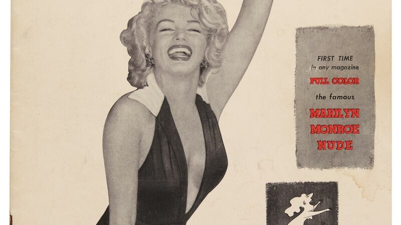 Marilyn Monroe on the cover of Playboy in 1953, estimate of £3,000-£5,000