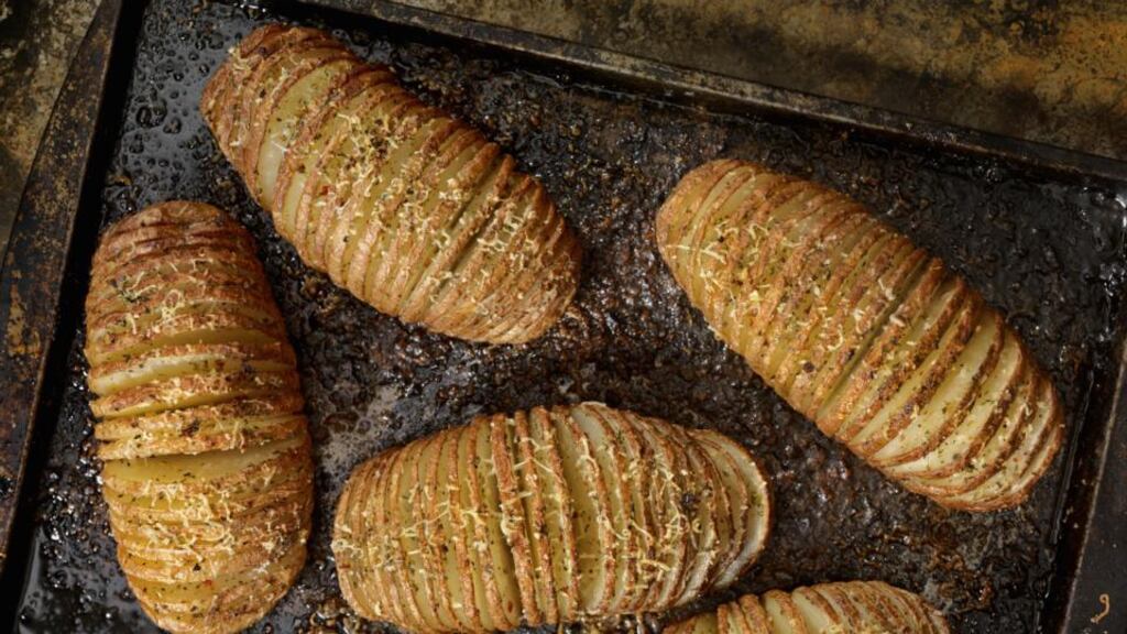 Hasselback potatoes