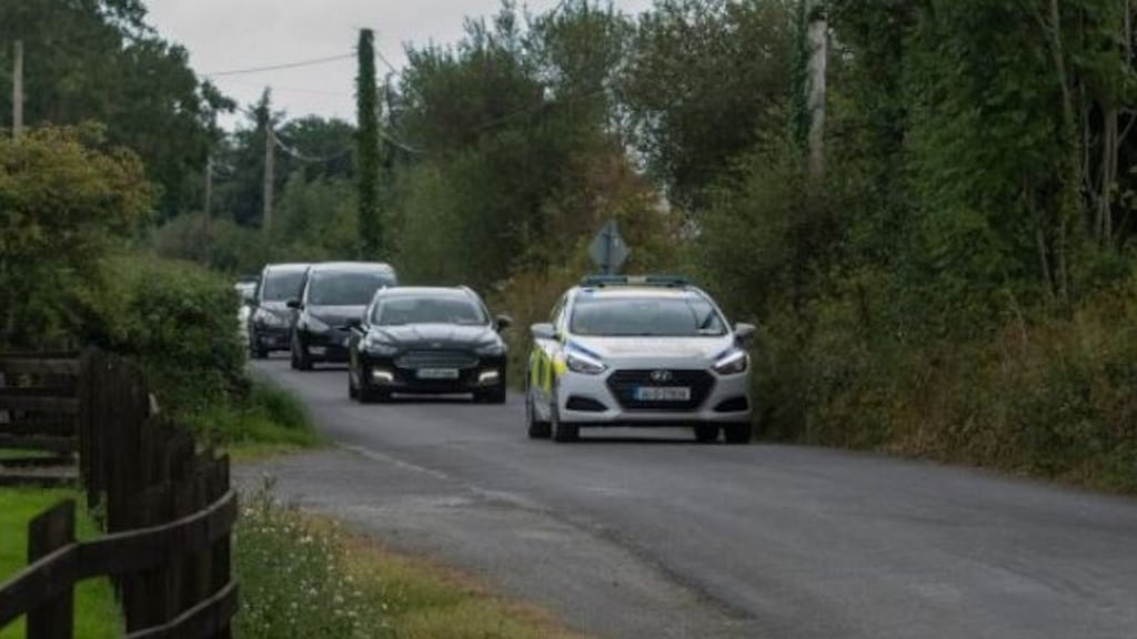 Hearses carry the deceased from their home in Lixnaw, north Kerry. Photograph: Domnick Walsh