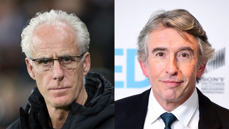 Mick McCarthy will be played by Steve Coogan. Photographs: Nigel French & Ian West/PA