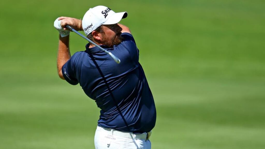 Shane Lowry of Ireland in action during a practise round for the Nedbank Golf Challenge at the Gary Player Country Club on Wednesday. Photograph: Richard Heathcote/Getty Images