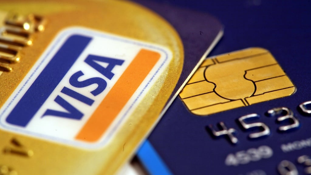 A  Visa card outage caused problems for about 10 hours on Friday. Photograph: Martin Keene/PA Wire