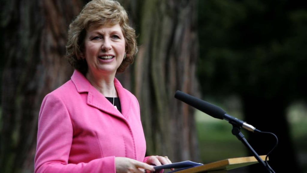 Mary McAleese: senior church leaders have “until now” believed the church could only survive through “unquestioning obedience to the exclusively top-down teaching magisterium”. Photograph: David Sleator -