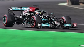 Lewis Hamilton clinches Saudi Arabia pole as Max Verstappen crashes out