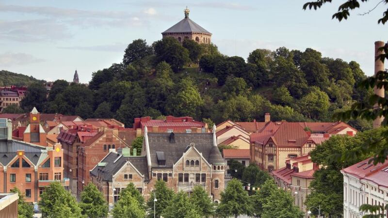 An aerial view of Gothenburg
