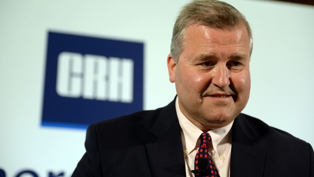 CRH chief executive Albert Manifold. CRH spent €8 billion on acquisitions last year, and disposed of €1 billion worth of assets.