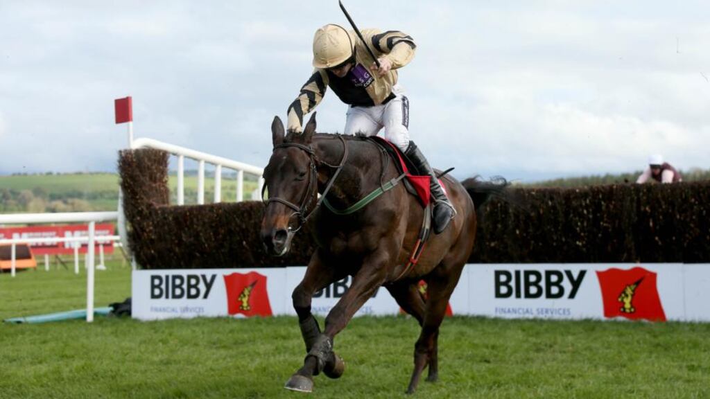 Patrick Mullins will ride Boston Bob in Wednesday’s Galway Plate. Photograph: James Crombie/Inpho