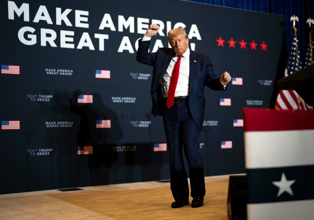 John FitzGerald, in his weekly column, wonders how could the European Union respond if Donald Trump imposes tariffs. Photograph: Doug Mills/The New York Times