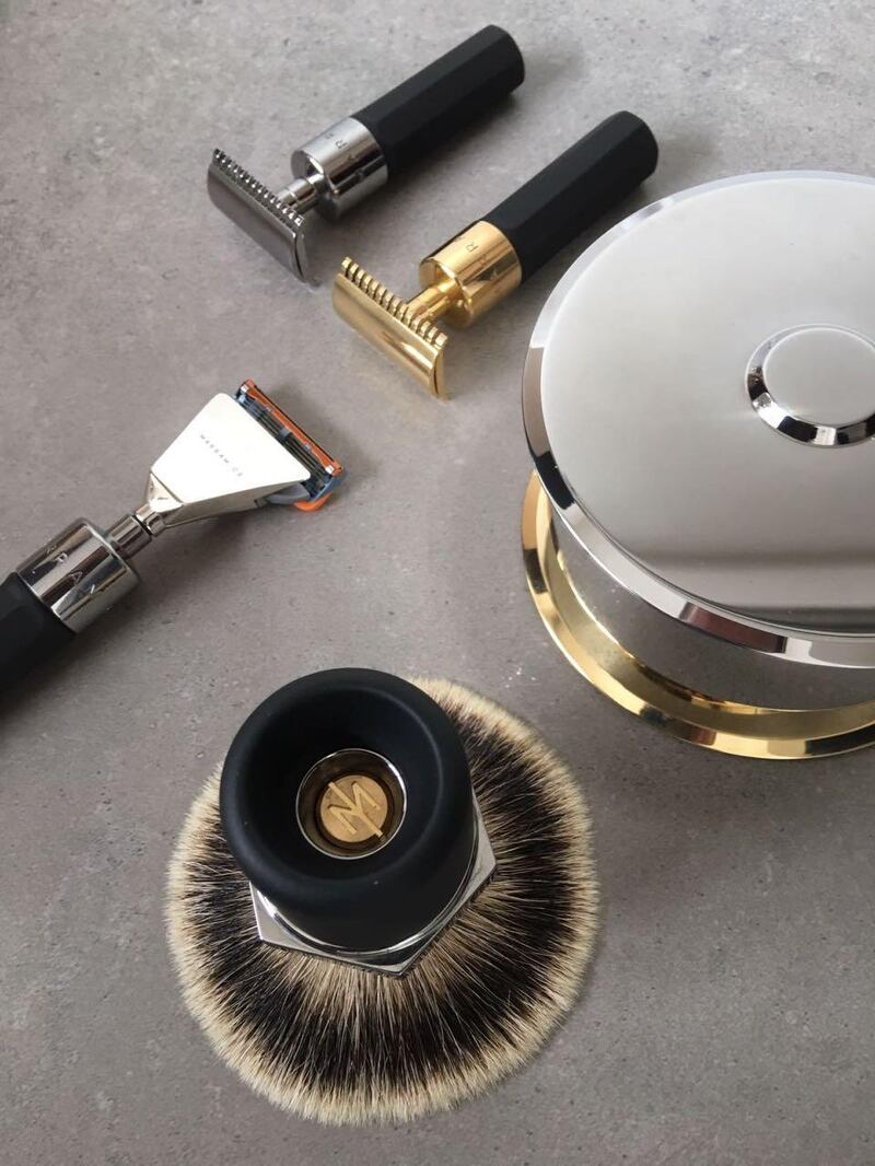 Old school shaving kit from new brand Marram Co
